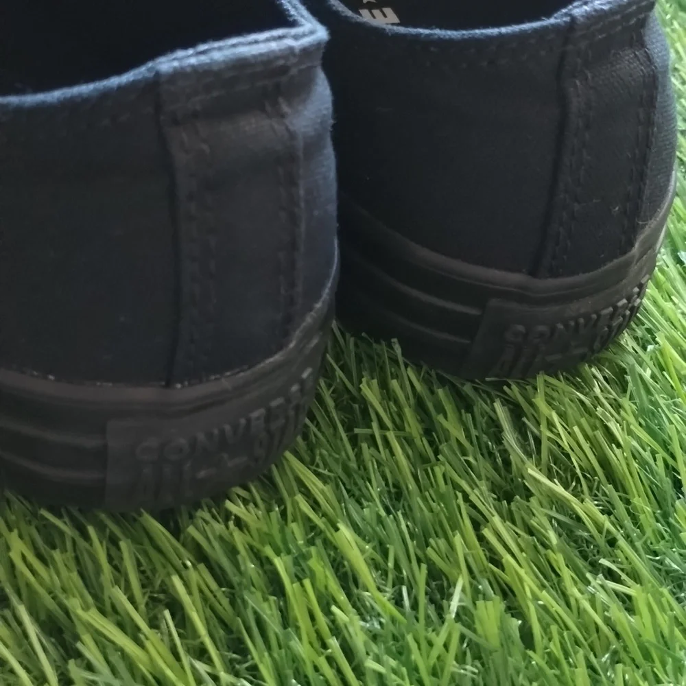 Converse All Star Chuck Taylor Black On Black Unisex M7 W9 - Picture 5 of 13